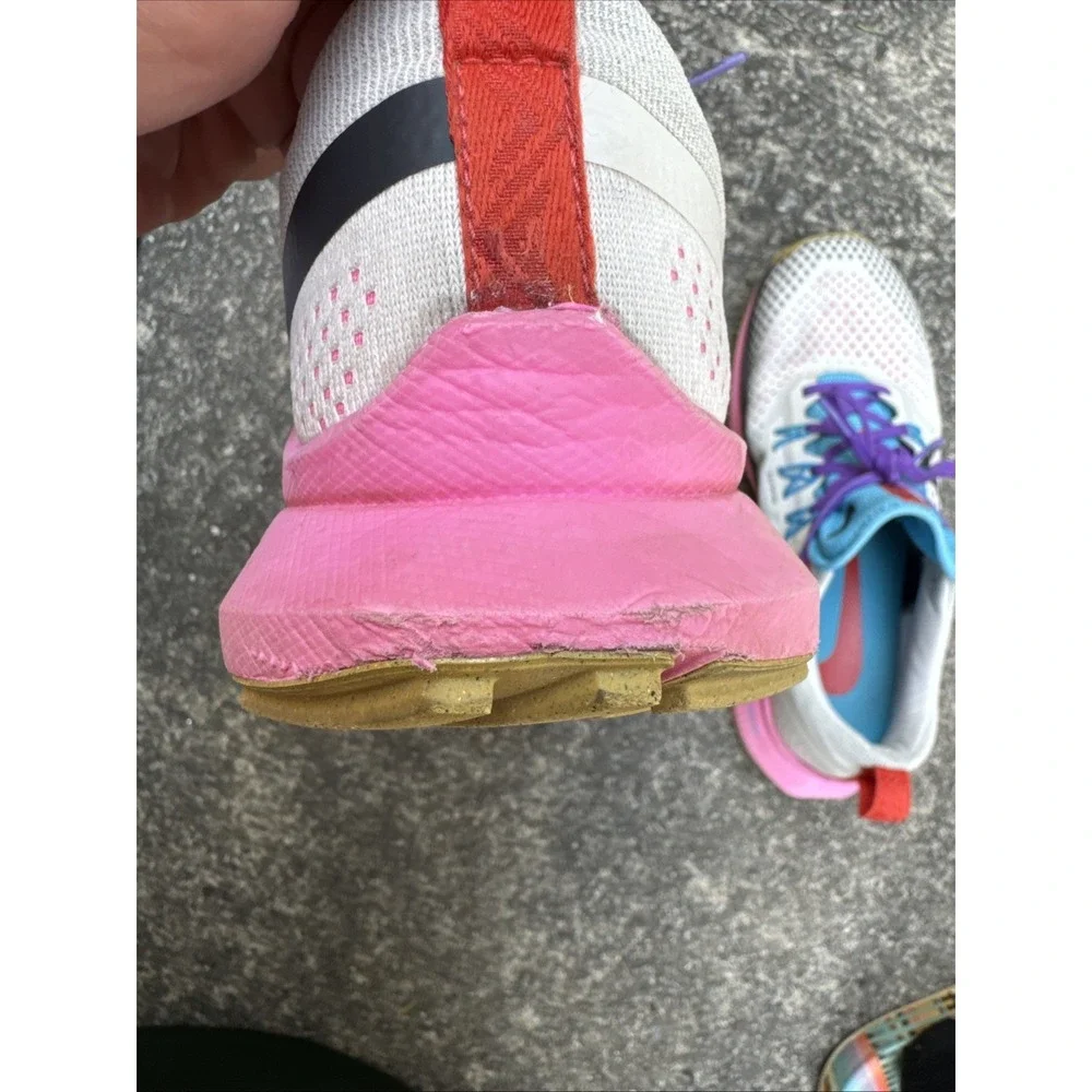 Nike React Pegasus Trail 4 Go Womens Size 9.5 Running Shoes Smoke Gray Pink - Picture 11 of 11